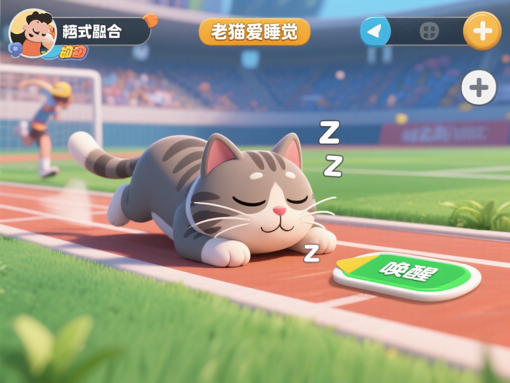老猫爱睡觉体育游戏 (老猫爱睡觉体育游戏：探秘猫咪的奇妙运动世界） 